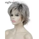 17a, MODERN EZÜST-ŐSZ, TÉPETT FAZONÚ PARÓKA 