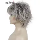 17a, MODERN EZÜST-ŐSZ, TÉPETT FAZONÚ PARÓKA 