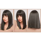 GYÖNYÖRŰ KOROMFEKETE KLEOPÁTRA PARÓKA, VALÓDI HAJ FELHASZNÁLÁSÁVAL!