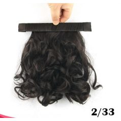   3B, RUGÓS LÓFAROK, HULLÁMOS RÖVID LÓFAROK, KONTY, 20 cm. GESZTENYE-BARNA