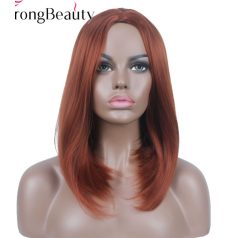   EDINA4, GYÖNYÖRŰ TERMÉSZETES RÉZ-VÖRÖS BUBI PARÓKA, VALÓDI HAJ FELHASZNÁLÁSÁVAL