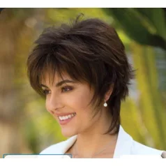   VAGÁNY "TÉPETT" MODERN PARÓKA, VALÓDI HAJ FELHASZNÁLÁSÁVAL