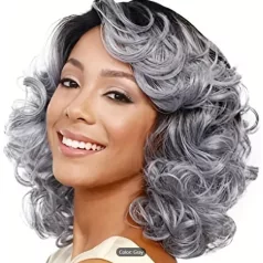   NELLI 5. ELEGÁNS "MÁKOSAN ŐSZÜLŐ" PARÓKA, VALÓDI HAJ FELHASZNÁLÁSÁVAL