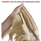 BARNÁSAN ŐSZÜLŐ FÉRFI PARÓKA,  VALÓDI HAJ FELHASZNÁLÁSÁVAL