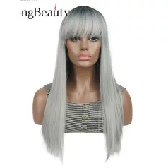   10c, DIVATOS EZÜSTSZÜRKE HOSSZÚ OMBRE paróka, prémium minőség!