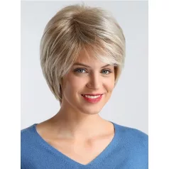   GINA 2, TERMÉSZETES HAMVASSZŐKE, ELEGÁNS PARÓKA, SZÉP DÚS, VALÓDI HAJ FELHASZNÁLÁSÁVAL! 