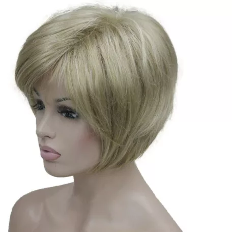 GINA 2, TERMÉSZETES HAMVASSZŐKE, ELEGÁNS PARÓKA, SZÉP DÚS, VALÓDI HAJ FELHASZNÁLÁSÁVAL! 