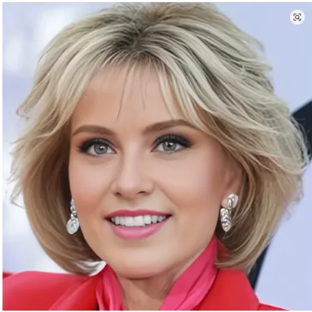 137, ELEGÁNS SZŐKE, OMBRE PARÓKA, VALÓDI HAJ FELHASZNÁLÁSÁVAL