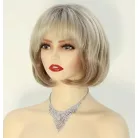 137, ELEGÁNS SZŐKE, OMBRE PARÓKA, VALÓDI HAJ FELHASZNÁLÁSÁVAL