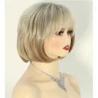 137, ELEGÁNS SZŐKE, OMBRE PARÓKA, VALÓDI HAJ FELHASZNÁLÁSÁVAL