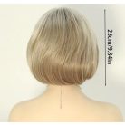 137, ELEGÁNS SZŐKE, OMBRE PARÓKA, VALÓDI HAJ FELHASZNÁLÁSÁVAL