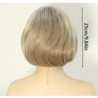 137, ELEGÁNS SZŐKE, OMBRE PARÓKA, VALÓDI HAJ FELHASZNÁLÁSÁVAL