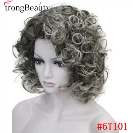 19, DIVATOS, GÖNDÖR FEKETE-EZÜST PARÓKA, PRÉMIUM MINŐSÉG!