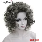 19, DIVATOS, GÖNDÖR FEKETE-EZÜST PARÓKA, PRÉMIUM MINŐSÉG!