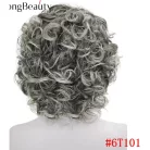 19, DIVATOS, GÖNDÖR FEKETE-EZÜST PARÓKA, PRÉMIUM MINŐSÉG!