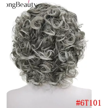 19, DIVATOS, GÖNDÖR FEKETE-EZÜST PARÓKA, PRÉMIUM MINŐSÉG!