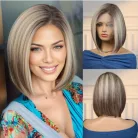 1/ba, ELEGÁNS SÖTÉTSZŐKE, CSIPKE ELÜLSŐ PARÓKA, VALÓDI HAJ FELHASZNÁLÁSÁVAL!