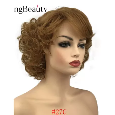 11/G, SZÉP MÓKUS-BARNA ELAGÁNS PARÓKA,VALÓDI HAJ FELHASZNÁLÁSÁVAL