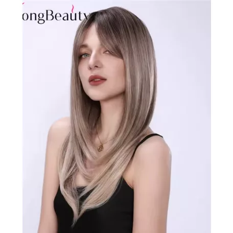 10/B, MODERN VILÁGOSBARNA PARÓKA, VALÓDI HAJ FELHASZNÁLÁSÁVAL