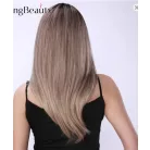 10/B, MODERN VILÁGOSBARNA PARÓKA, VALÓDI HAJ FELHASZNÁLÁSÁVAL