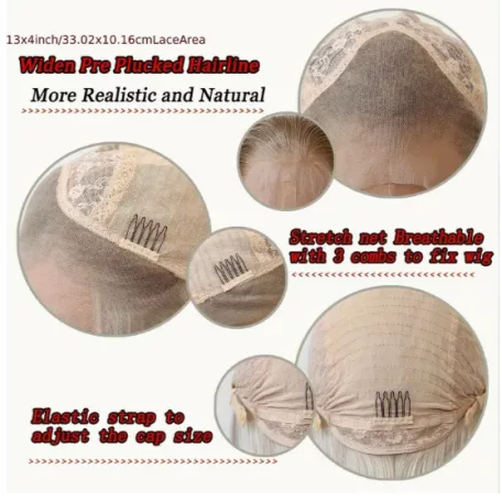 16, TERMÉSZETES VILÁGOSBARNA KLEOPÁTRA FAZONÚ, CSIPKE ELÜLSŐ PARÓKA, VALÓDI HAJ FELHASZNÁLÁSÁVAL