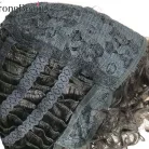 158, SPIRÁLCSAVART ELEGÁNS FEKETE PARÓKA, EXTRA PRÉMIUM MINŐSÉG!
