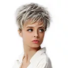 146/A, PLATINASZŐKE RÖVID OMBRE PARÓKA, PRÉMIUM MINŐSÉG