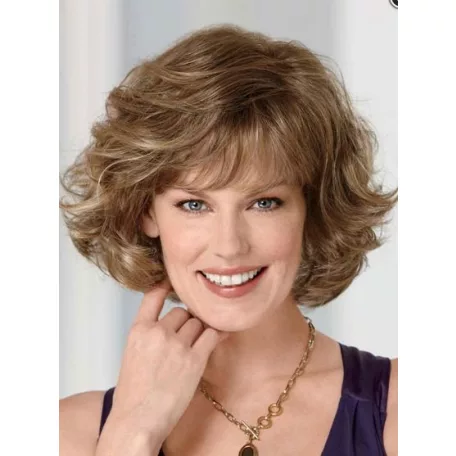 188, ELEGÁNS KÖZÉPBARNA PARÓKA, EXTRA PRÉMIUM MINŐSÉG