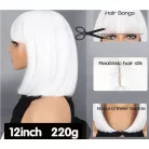 211, DIVATOS FEHÉR BUBI MODERN  PARÓKA, 