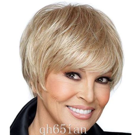 117a, RAQUEL WELCH REPLICA, ARANYSZŐKE SZÍNŰ RÖVID PIXI PARÓKA, PRÉMIUM MINŐSÉG!