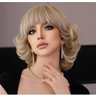 CSEPPKE 5., TERMÉSZETES VILÁGOSSZŐKE CSINOS PARÓKA, VALÓDI HAJ FELHASZNÁLÁSÁVAL