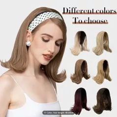   128, EGY PERC ALATT FRIZURA! TERMÉSZETES VILÁGOSSZŐKE FÉLPARÓKA, A SAJÁT FRUFRUD FELHASZNÁLÁSÁVAL, PRÉMIUM MINŐSÉG!