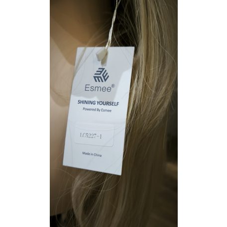 *AKCIÓS PARÓKA! Bolt bezárásból felvásárolt PRÉMIUM minőségű sylk haj paróka, SZ9