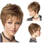 62, CSOKI-BARNA FIATALOS, NAGYON RÖVID PARÓKA, PRÉMIUM MINŐSÉG!