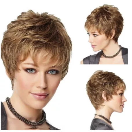 62, CSOKI-BARNA FIATALOS, NAGYON RÖVID PARÓKA, PRÉMIUM MINŐSÉG!