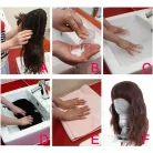 Adél 2b, SZÜRKÉS-ŐSZ KLEOPÁTRA FAZONÚ PARÓKA, VALÓDI HAJ FELHASZNÁLÁSÁVAL