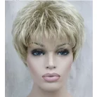 111, FIÚSAN RÖVID, TINCSESN "TÉPETT" MODERN VILÁGOSSZŐKE PARÓKA, PRÉMIUM MINŐSÉG