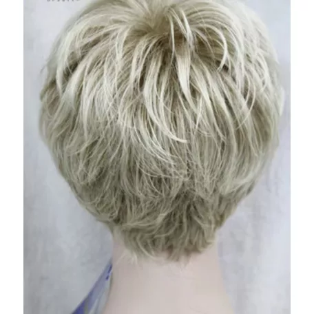 111, FIÚSAN RÖVID, TINCSESN "TÉPETT" MODERN VILÁGOSSZŐKE PARÓKA, PRÉMIUM MINŐSÉG