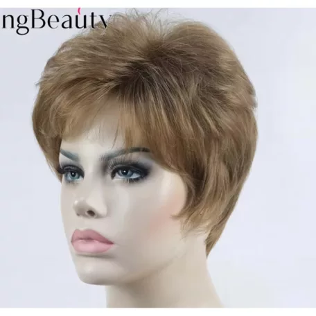 11C, ELEGÁNS, ARANYBARNA PARÓKA, VALÓDI HAJ FELHASZNÁLÁSÁVAL!