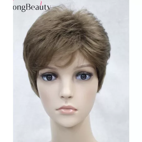 14, VILÁGOSBARNA FIÚSAN RÖVID PIXI PARÓKA, PRÉMIUM MINŐSÉG