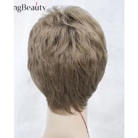 14, VILÁGOSBARNA FIÚSAN RÖVID PIXI PARÓKA, PRÉMIUM MINŐSÉG