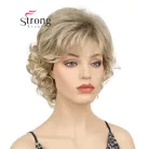 LAURA, ELEGÁNS TERMÉSZETES SZŐKE HULLÁMOS PARÓKA, VALÓDI HAJ FELHASZNÁLÁSÁVAL! 