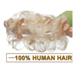 -100% VALÓDI HAJ GUMIS KONTY, FEKETE-SÖTÉTSZŐKE