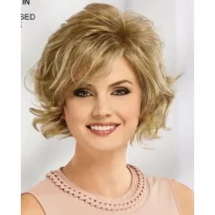   MODERN DIVATOS, TERMÉSZETES SZŐKE PARÓKA, VALÓDI HAJ FELHASZNÁLÁSÁVAL!