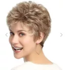 47. ELEGÁNS TERMÉSZETES-SZŐKE RÖVID FRIZURA, PRÉMIUM MINŐSÉGŰ PARÓKA