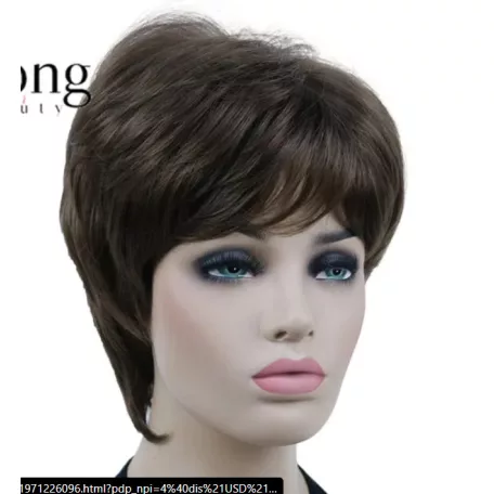 48, EGYSZERŰ BARNA PARÓKA, EXTRA PRÉMIUM MINŐSÉG!