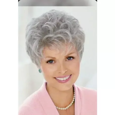 R23, CSINOS DAUEROLT HATÁSÚ ELEGÁNS ŐSZ PARÓKA, VALÓDI HAJ FELHASZNÁLÁSÁVAL