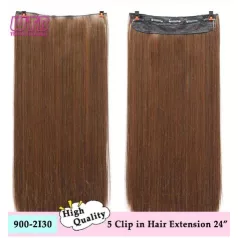 5 CSATOS hajhosszabbítás, PÓTHAJ, VILÁGOS BARNA, 