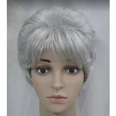   20, ELEGÁNS, SZÉP ŐSZÜLŐ RÖVID PARÓKA, PRÉMIUM MINŐSÉG