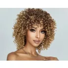 110A, TRENDY, VILÁGOSBARNA SZÍNÁTMENETES PARÓKA, PRÉMIUM MINŐSÉG